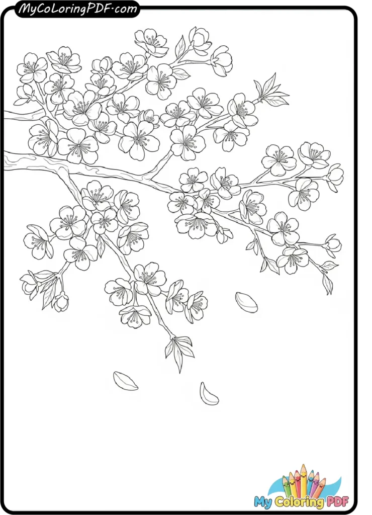 Cherry Blossom Scene