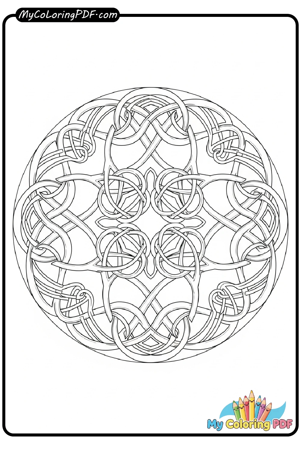 Celtic Knotwork Mandala