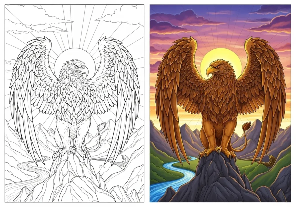 Fantasy Worlds Coloring Pages