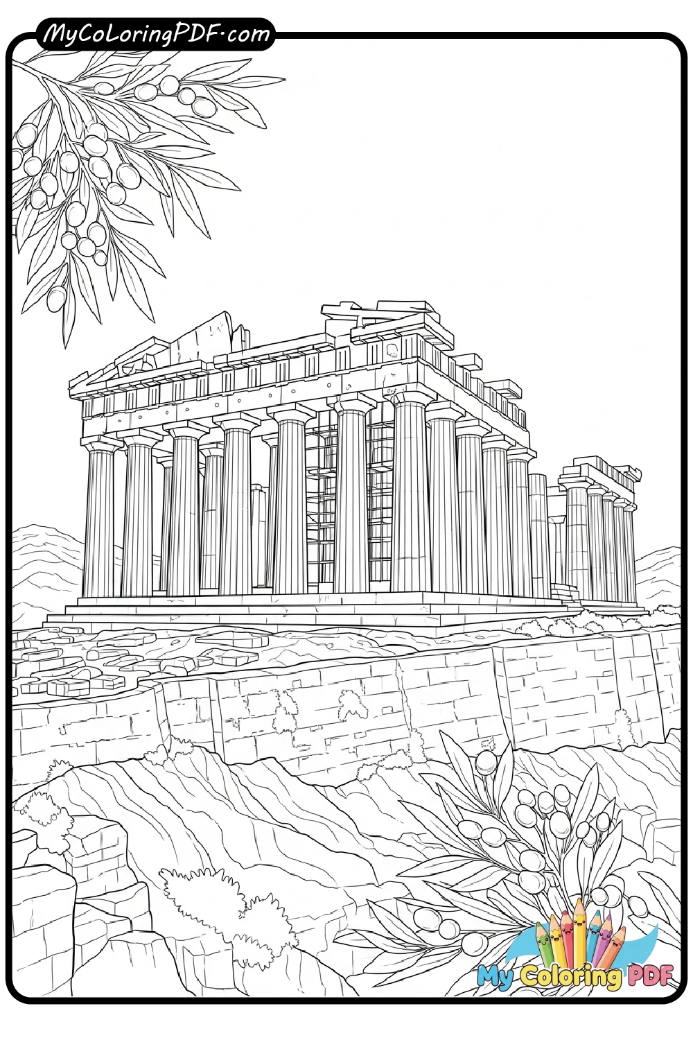 Greek Parthenon on the Acropolis