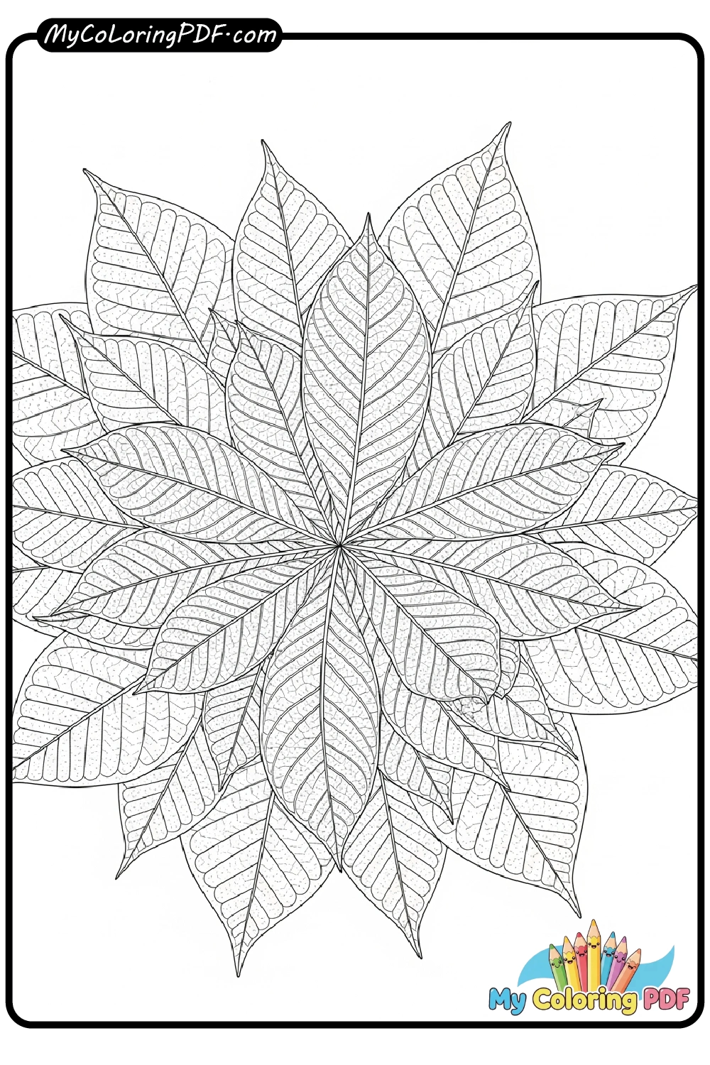Leaf Vein Mandala