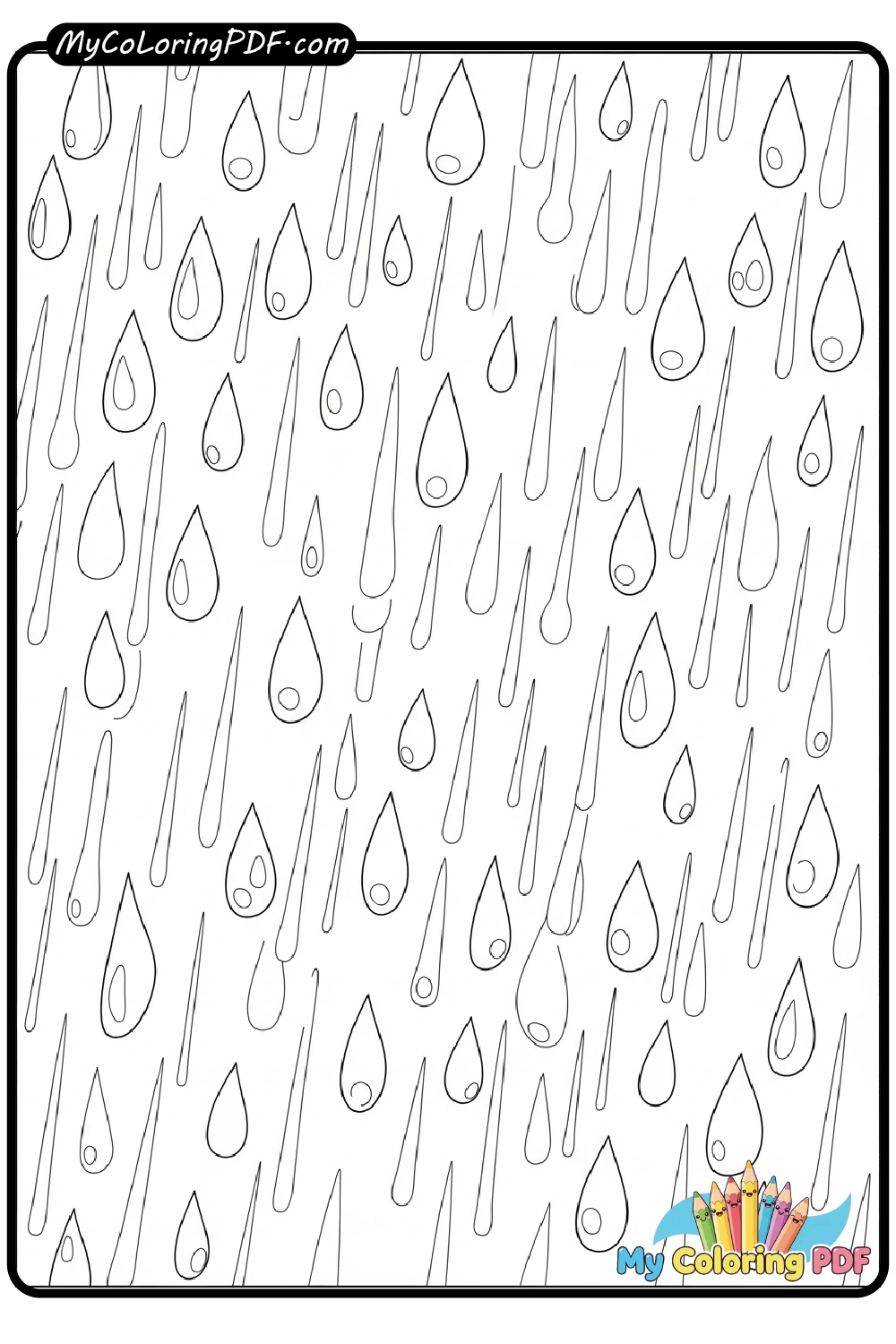 Rain Drop Pattern