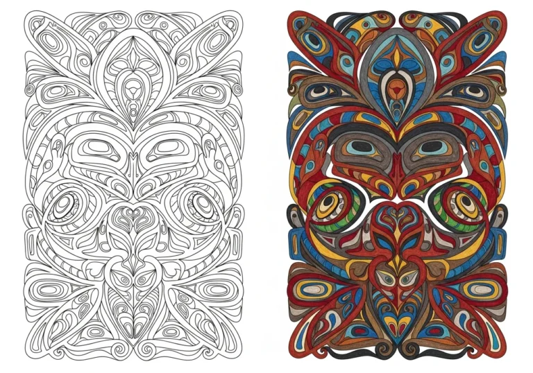 Tribal Patterns Coloring Pages: Free Printable PDF Downloads for Creative Relaxation
