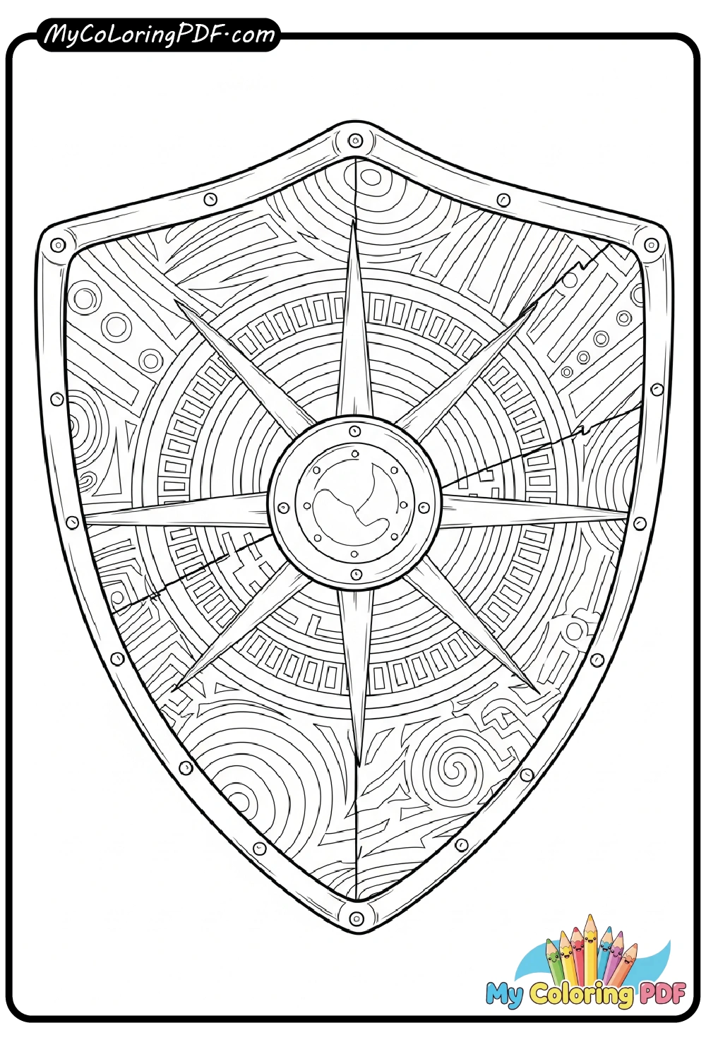Tribal Shield Pattern